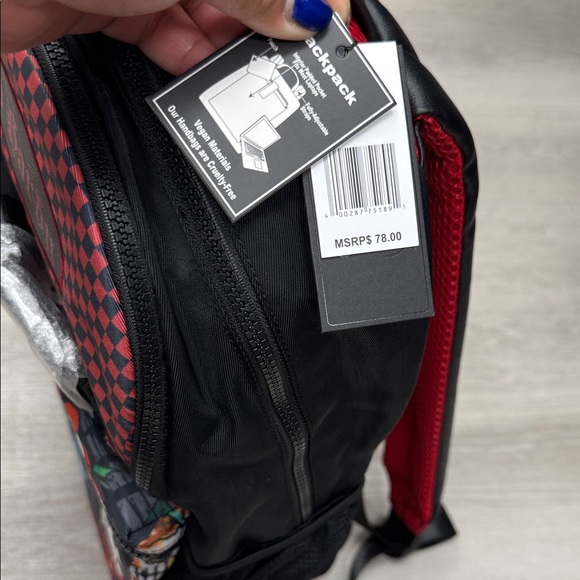 Ed Hardy Multicolor Graphic Backpack - Picture 3 of 4